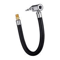 Ioensy - Adaptador De Extensión De La Bomba De La Manguera Del Inflador De Aire Del Neumático Del Coche 30 Cm No Desinflado