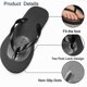 thumbnail image 3 of Almohadillas metatarsales de gel para sandalias tipo flip flop Doromy, silicona transparente, 5 pare, 3 of 5