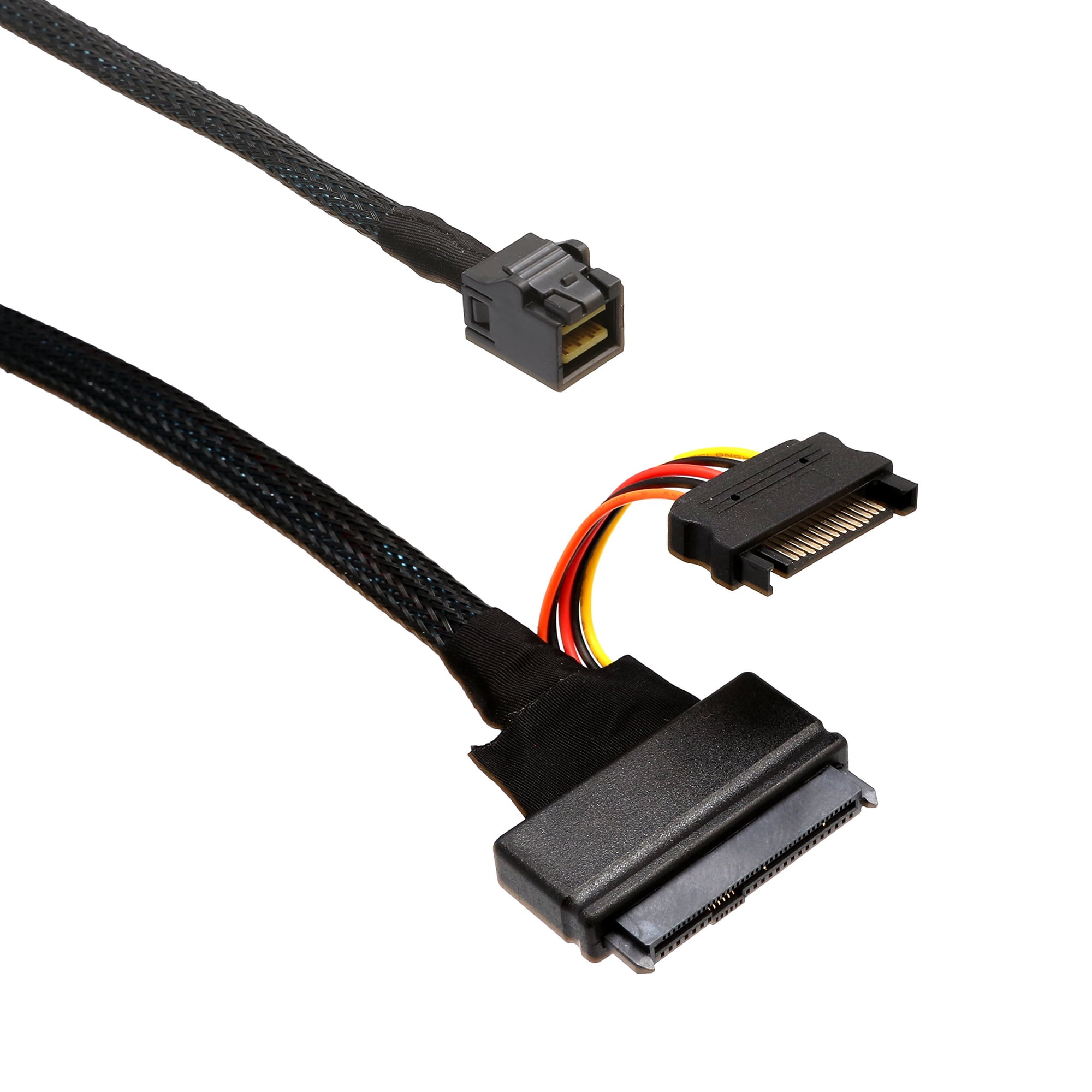 Io Crest - Cable U.2 Nvme A Minisas Con Alimentación Sata Para Ssd Nvme 2.5 U.2