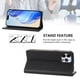 thumbnail image 3 of Funda Billetera con Soporte para iPhone 12 Pro Max Bloqueo RFID Plegable Negro, 3 of 6