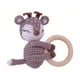 thumbnail image 3 of Baby Toy Knitted Reindeer Hand-held Doll Rattle, 3 of 3