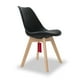 thumbnail image 1 of Silla Eames Cojín París Negra, 1 of 2