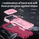 thumbnail image 5 of Funda Armada para iPhone 17 Pro con Tapa Deslizante y Soporte Magnético Giratorio Rosa, 5 of 5