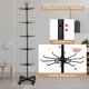 thumbnail image 2 of Expositor Exttlliy de metal giratorio de 5 niveles con ruedas, 2 of 6