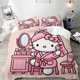 thumbnail image 5 of Hello Kikty Duvet Cover Cute Anime Cartoon Pattern Bedding Set 3D Digital Printing Children Bedroom Decoration, 5 of 5