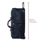 thumbnail image 2 of Bolsa de lona con ruedas Rockland Black Fashionable de 22 pulgadas, 2 of 8