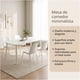 thumbnail image 2 of Mesa De Comedor Jacinta Simple  Minimalista 120x70x75cm Blanco, 2 of 8