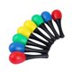 thumbnail image 2 of 8x Sonajeros De Percusión Manual Maracas Portátiles Para Niños Adultos Cumpleaños Vacaciones, 2 of 5