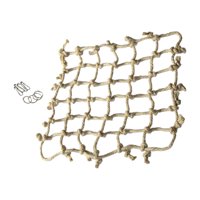 Ioensy - Pet Parrot Climbing Net Jaula Percha Escalera Colgante Hamaca Jaula Columpio 40X40Cm