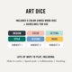 thumbnail image 3 of Art Dice Two Tumbleweeds para adultos, juego de dibujar y pintar, 3 of 8