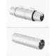 thumbnail image 2 of CableCreation 2 pares de adaptadores XLR macho a macho y XLR hembra a hembra, 2 of 3