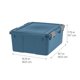 thumbnail image 2 of Cubos de almacenamiento Iris USA WeatherPro, 31 L, ecológicos, paquete de 4 unidades, color azul, 2 of 6