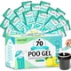 thumbnail image 1 of Gel higiénico portátil CRAZYTHUR Poo Poo, 70 paquetes, aroma a limón, 1 of 6