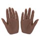 thumbnail image 1 of Silicona Nail Practice Hands 1: 1 Maniquí Modelo Femenino Pantalla Piel Rosada, 1 of 5