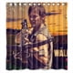 thumbnail image 1 of Cortina de ducha de Daryl Dixon de The Walking Dead con ganchos (167 x 183 cm), 1 of 3
