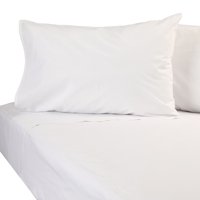 Sueño Blanco - Juego De Sabanas 2 Plazas, Color Blanco, 144 Hilos, Incluye 2 Fundas Medidas Sabana Superior 210 X245 Inferior 150X200X24 Fuelle