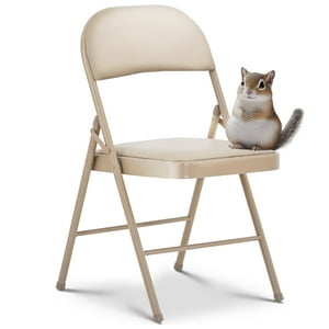 Cojín Acolchado De Vinilo Oline Para Sillas Plegables, Estructura De Metal, 300 Libras