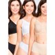 thumbnail image 1 of Tripack Sostén Sin Soft Encaje Blanco Talla 36, 1 of 6