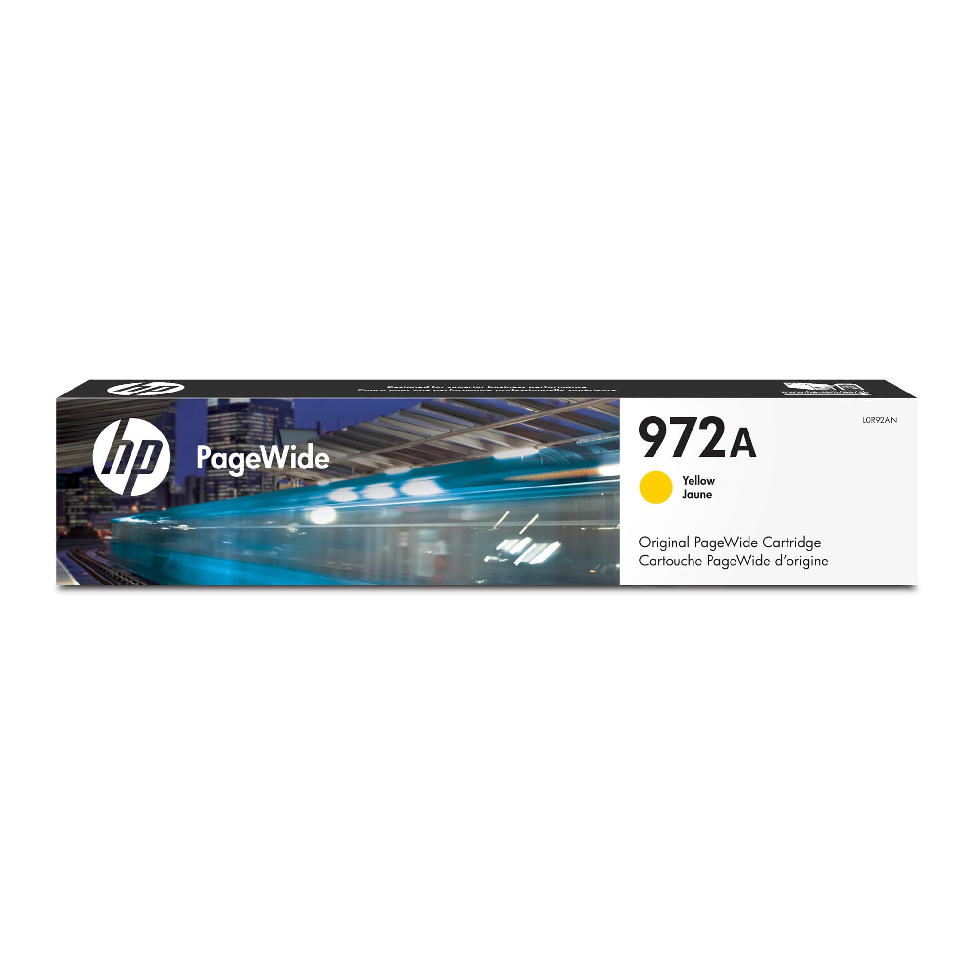 Cartucho De Tinta Hp 972a Amarillo Para Impresora Hp Pagewide Pro