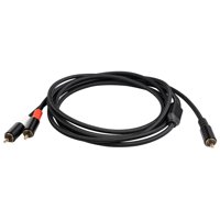 Bothyi - Cable De Subwoofer Rca A 2Rca, Divisor Adaptador En Y Para Amplificador De Auriculares, 3M