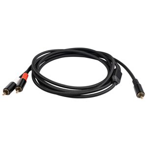 Bothyi - Rca A 2Rca Subwoofer Cable Y Adaptador Divisor Para Amplificador De Auriculares 1M