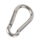 thumbnail image 1 of Clip de Mosquetón de material acero Inoxidable, Gancho a de , Clips de Mosquetón de Resistencia para Llaves, Columpio, Camping, Pesca, Send 8 mm de espesor, 1 of 5