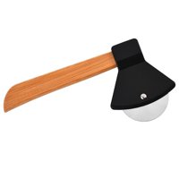 Bothyi - Rueda Cortadora De Pizza Agarre Cómodo Fácil De Limpiar Para Panqueques Waffles Negro