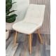 thumbnail image 2 of Silla Merichair Simil Madera Blanco Crudo, 2 of 3
