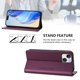 thumbnail image 3 of Funda Billetera con Soporte para iPhone 13/iPhone 14 Bloqueo RFID Plegable Violeta, 3 of 6