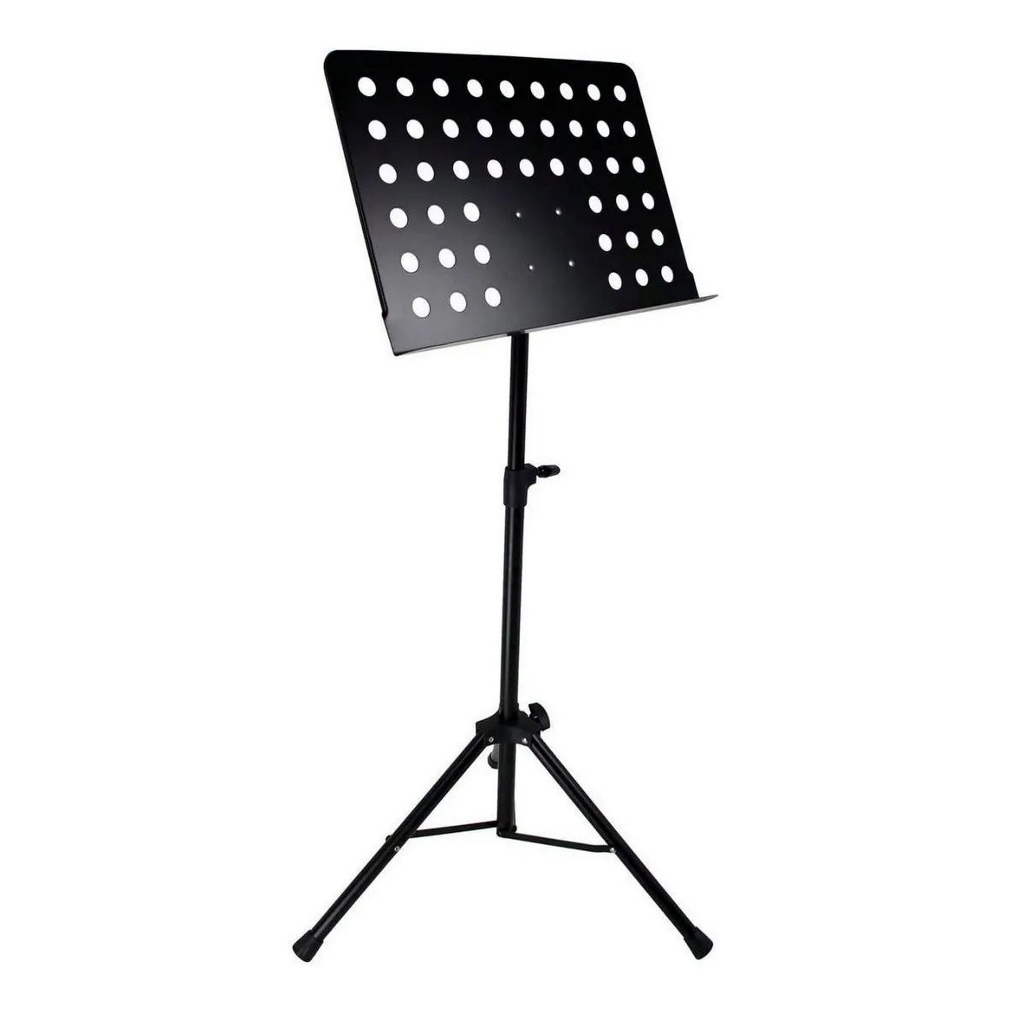 Genérico - Atril De Partitura Con Tripode Regulable Y Pleglable Negro