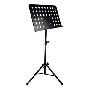 Genérico - Atril De Partitura Con Tripode Regulable Y Pleglable Negro