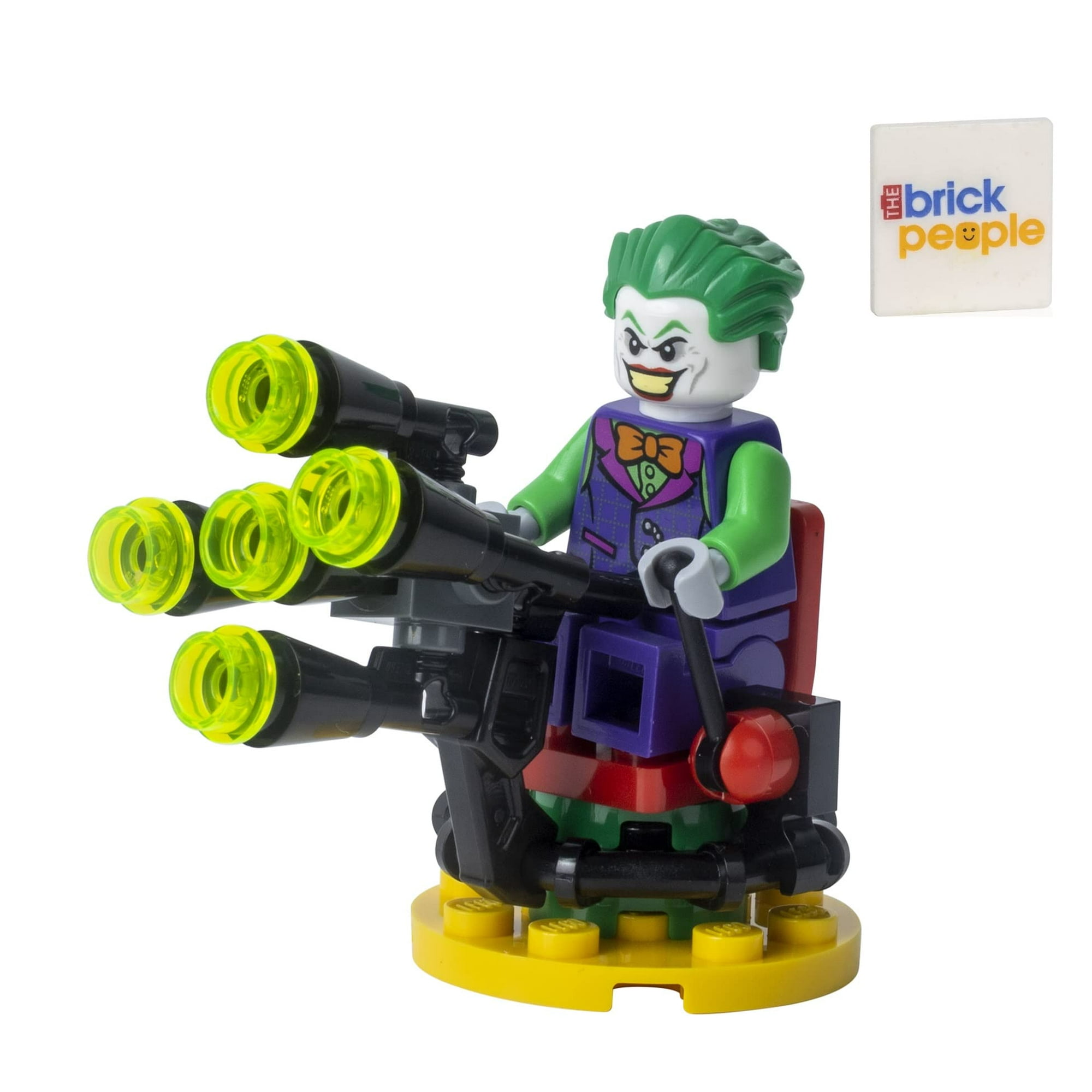 Minifigura Lego Superheroes The Joker Con Pistola De Pegamento, 5 Cm De Altura Y 6 Pulgadas