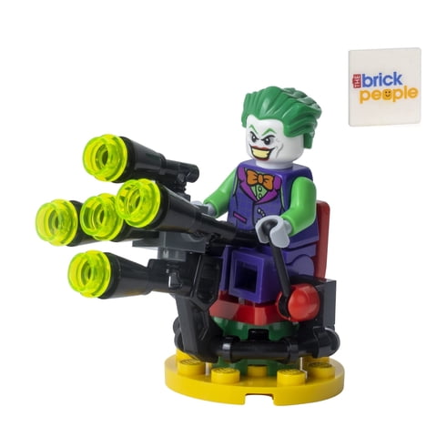 Minifigura Lego Superheroes The Joker Con Pistola De Pegamento, 5 Cm De Altura Y 6 Pulgadas