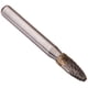 thumbnail image 1 of Broca de carburo o lima rotativa con llama de doble corte SH-41 de 3 mm Drill America, 1 of 8