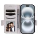 thumbnail image 3 of Funda Cartera para iPhone 16 Tapa Flip con Ranuras y Soporte Blanco, 3 of 5