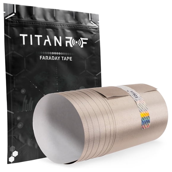 Cinta Faraday Mission Darkness Titan RF de 6,35 cm x 3,05 m