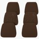 thumbnail image 1 of Cojines para Silla Iristykilin 43x41x6 cm, Pack de 6 Impermeables, 1 of 7