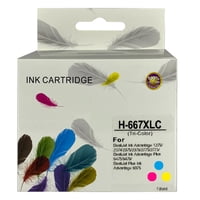 Genérico - Tinta 667Xl Tricolor Para Hp Deskjet Ink Advantage