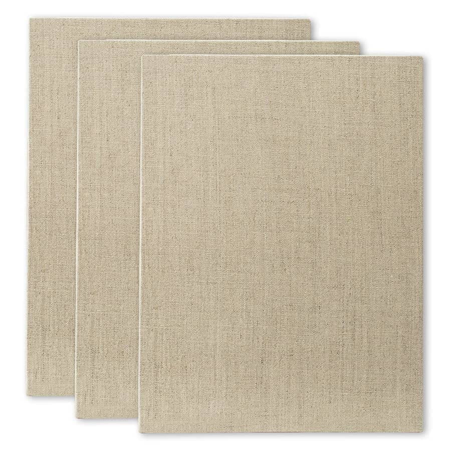 Paneles De Lino Imprimado Transparente Senso, 20 X 25 Cm, Paquete De 3