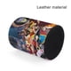 thumbnail image 4 of Villanos-theme Cylinder Pen Holder Pencil Organizer with Flannel Lining PVC Leather Material Cardboard Base for study work 10*8CM, 4 of 6