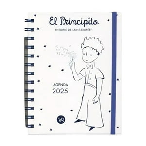 Top10Books - Agenda El Principito 2025: Blanca - Antoine Saint-Exu