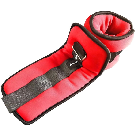 Pesas Signature Fitness totalmente ajustables para tobillo, muñeca, brazo y pierna, 5 libras cada un