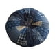 thumbnail image 2 of Cojín De Suelo Redondo Y Cómodo Para Futón, Cojín Decorativo Bohemio Para Tatami, Color Azul Oscuro, 2 of 5
