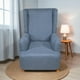 thumbnail image 2 of Sillon Mecedor Lino Gris Oscuro, 2 of 3