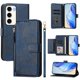 thumbnail image 2 of Funda Billetera Cremallera para Samsung Galaxy S23 5G con Porta Tarjetas, Soporte y Correa Azul, 2 of 5