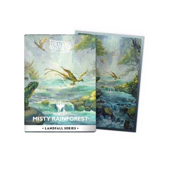 Protector Dragon Shield Landfall Series Misty Rainforest Art