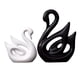 thumbnail image 2 of Parejas De Cisnes De Cerámica En Estatuas De Cisnes En Blanco Y Negro Para Decoración De Mesa De Centro, 2 of 5
