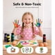 thumbnail image 5 of Set de pintura lavable TMOL 42 colores con pinceles, paleta y balde, 5 of 7