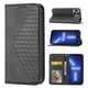 thumbnail image 4 of Funda Flip FOXDOCK para iPhone 14 Plus , Estilo Billetera con Diseño Rombo, Correa de Mano y Soporte, Uso Diario, 4 of 5