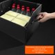 thumbnail image 4 of Caja de Almacenamiento POKSRI 38x33x31 cm Cuero Negro Plegable, 4 of 9